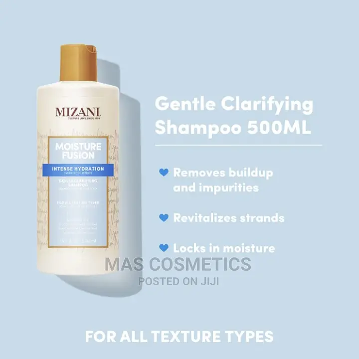 MIZANI Moisture Fusion Moisture Rich Shampoo, 16.9 Fl Oz