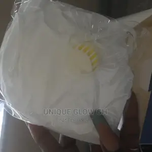 Plain White KN95 Nosemask Facemask With Valve (Respirator)