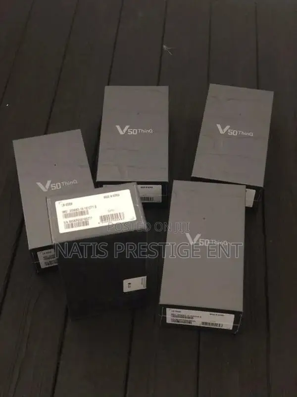 New LG V50 ThinQ 5G 128 GB Black