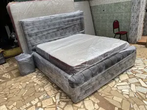 Handsome Queen Bed With Mattress . Free Delivery