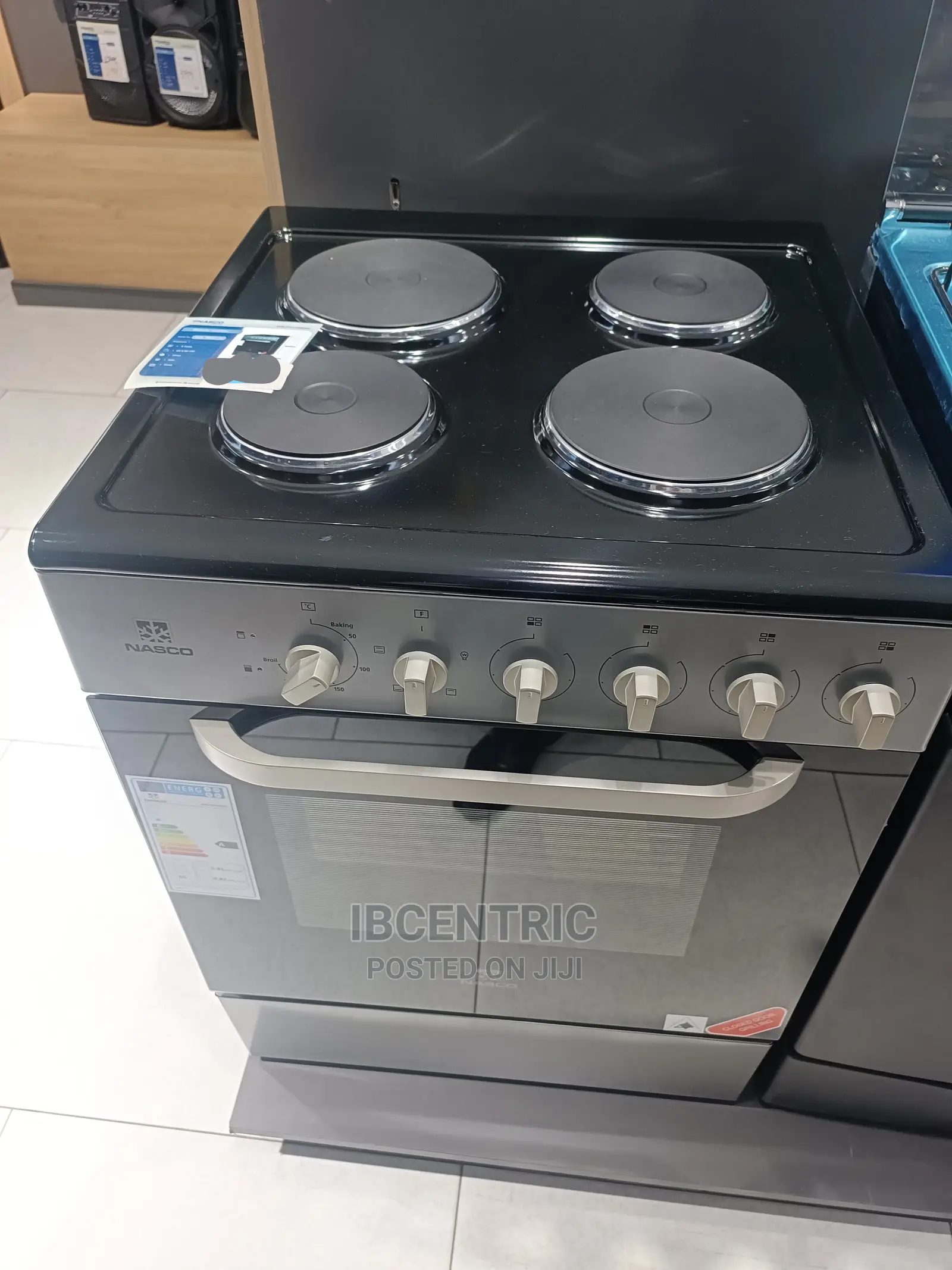 Nasco 4 Buner Electric Cooker With Oven