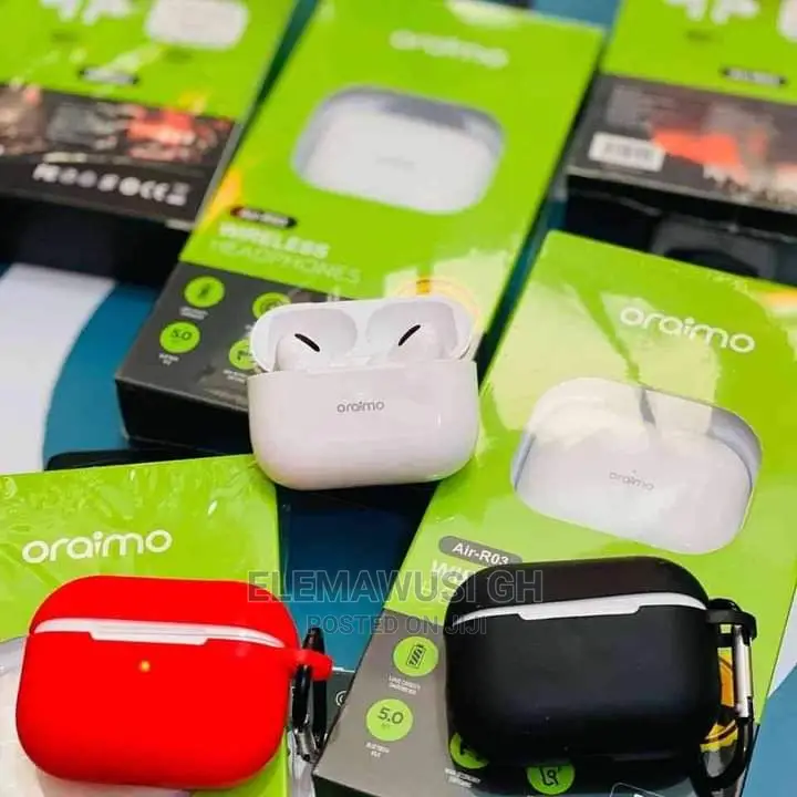 Oraimo Air-03 Wireles Airpod Plus Free Silicon Case (Promo)