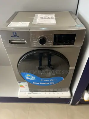 Nasco Front Load 8kg Washing Machine (Silver)