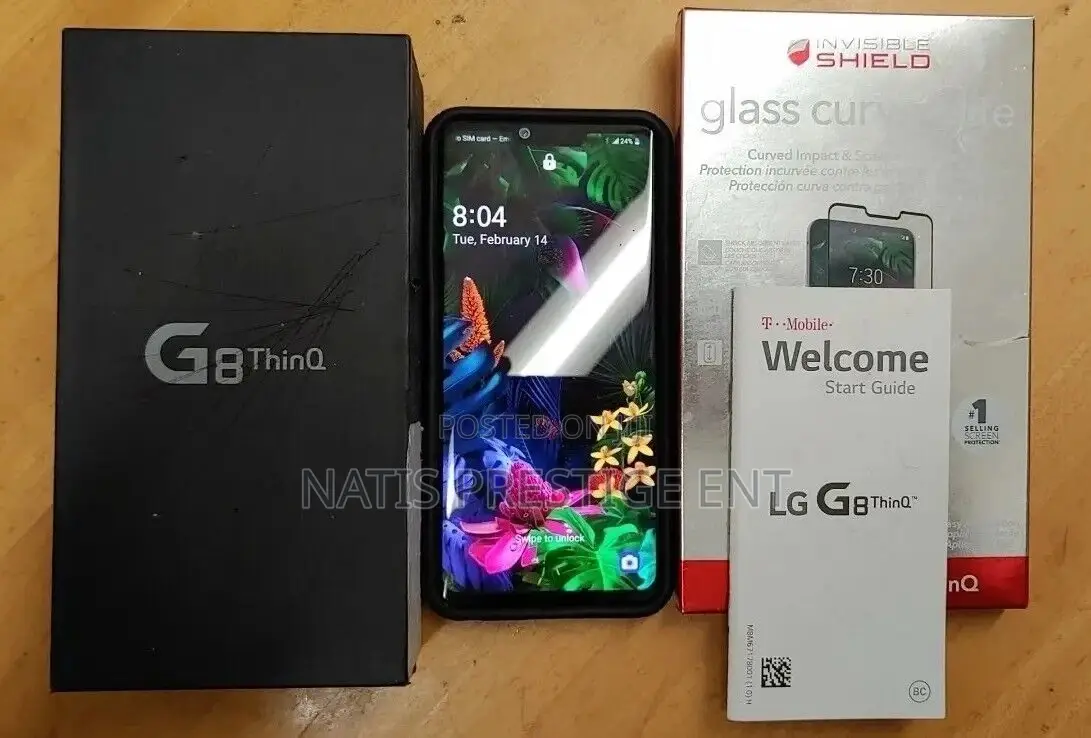 New LG G8 Thinq 128 GB Black