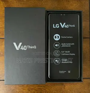 New LG V40 ThinQ 128 GB Black
