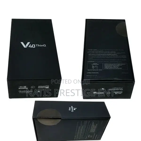New LG V40 ThinQ 64 GB Black