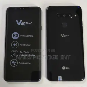 New LG V40 ThinQ 128 GB Black