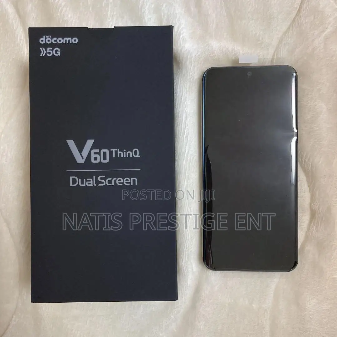 New LG V60 ThinQ 5G UW 128 GB Black