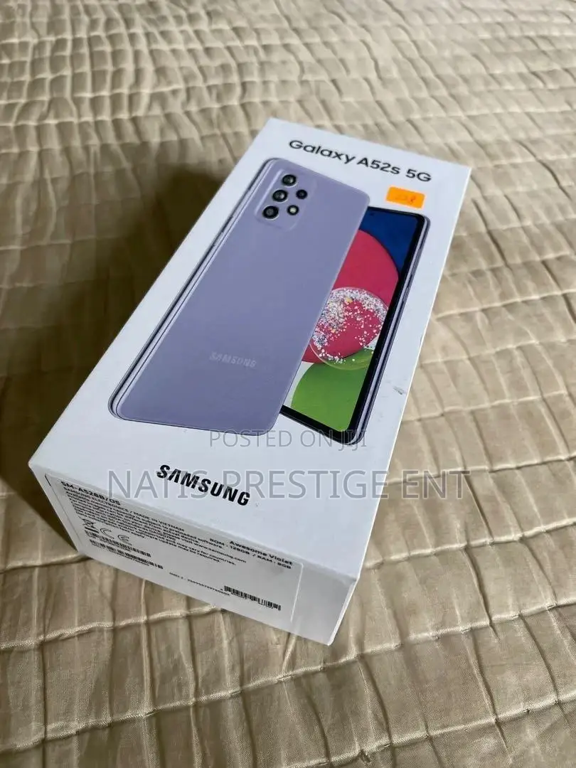 New Samsung Galaxy A52s 5G 128 GB Black