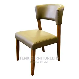 Dining Set 6 Seater With Leather Uphostered