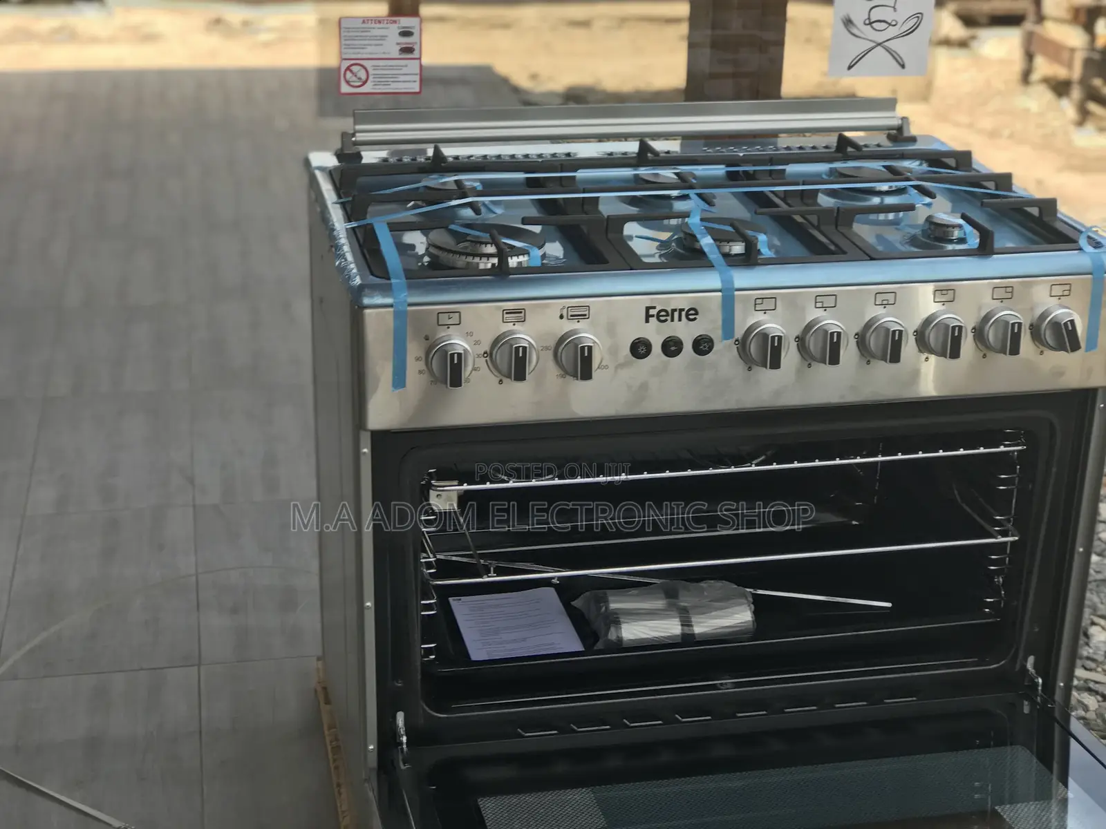 Find Ferre 6B All Gas Cooker With Oven Grill