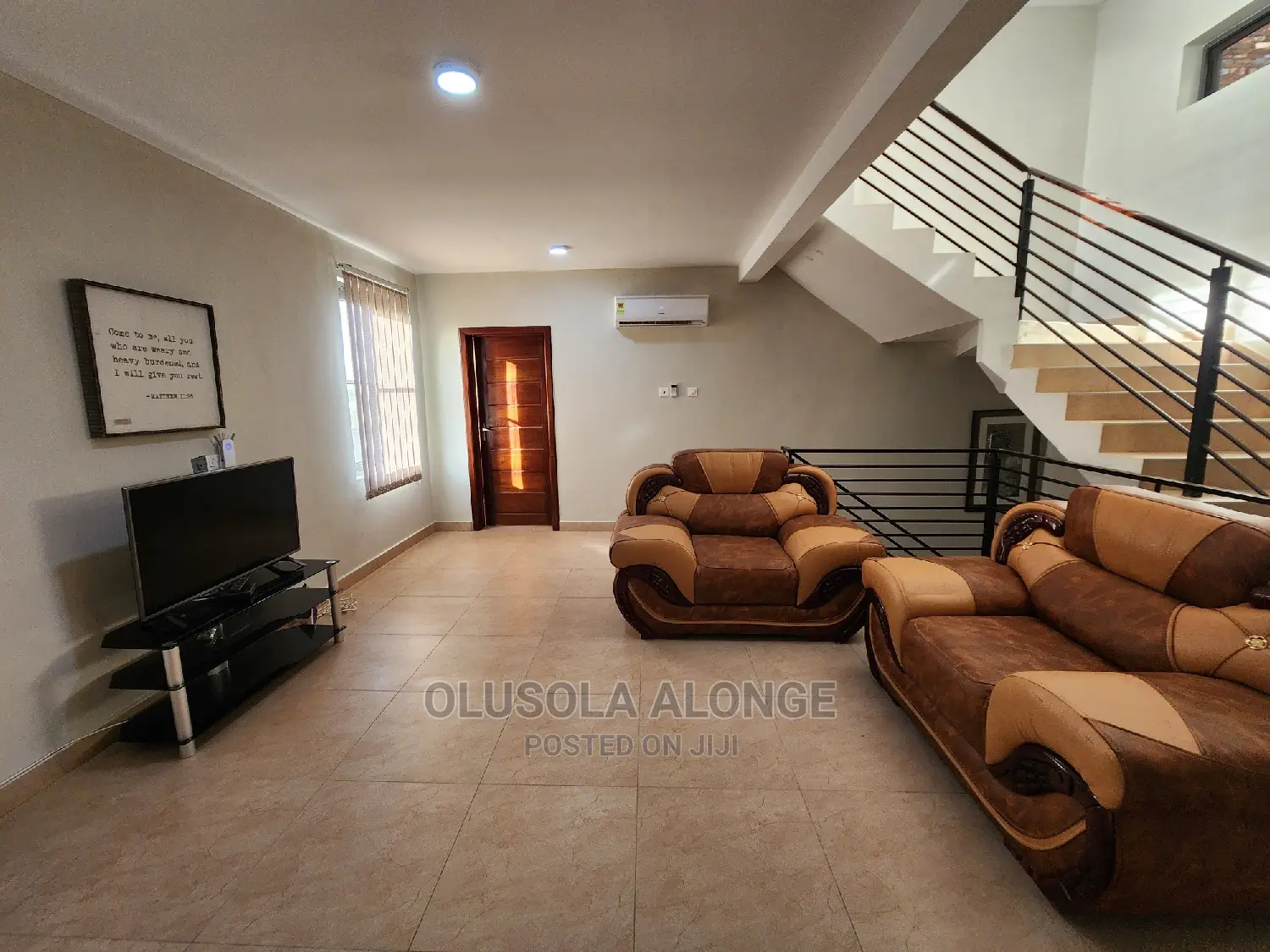 Furnished 2bdrm Townhouse / Terrace in Araba Court, East Legon for rent