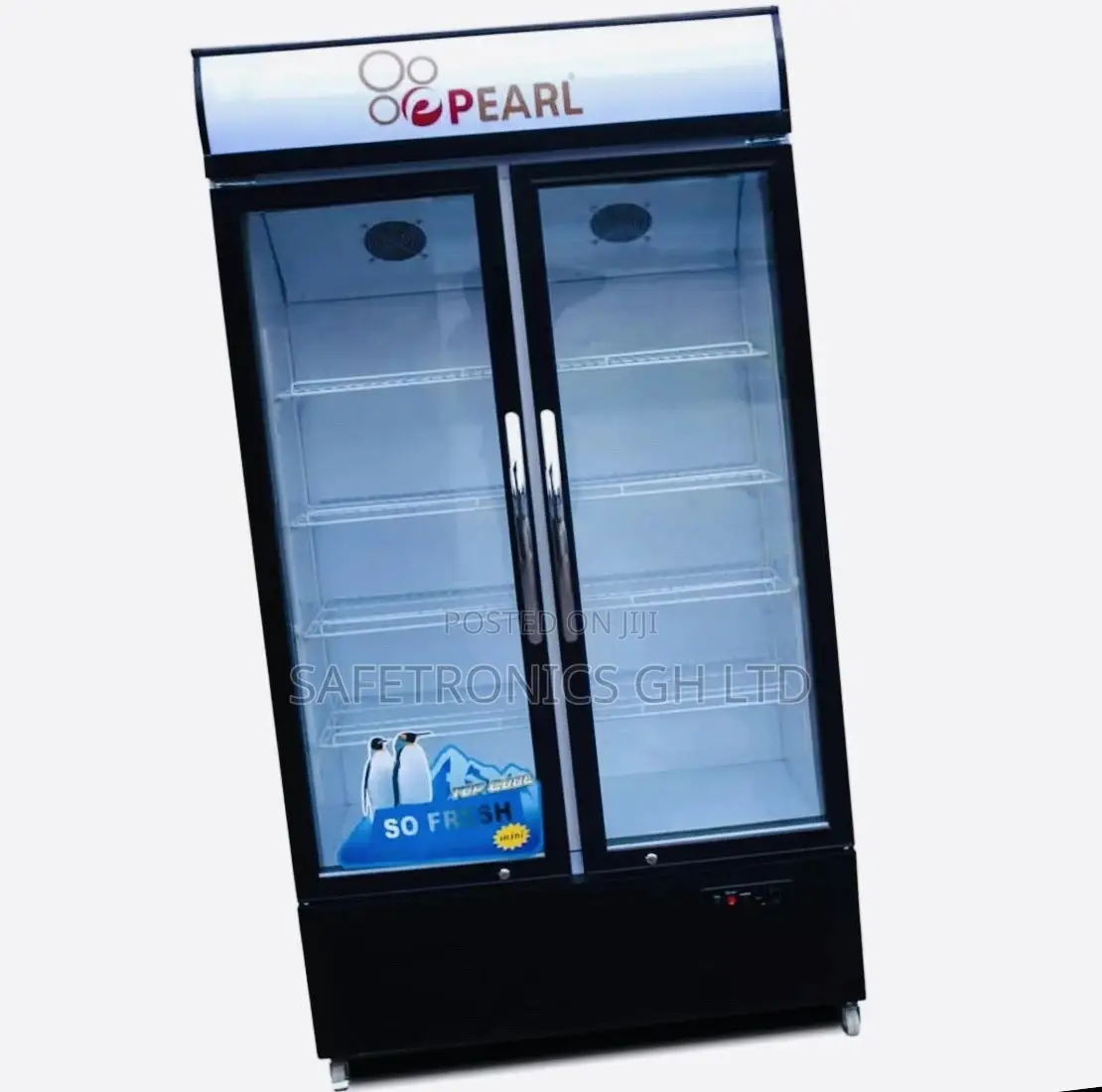 Pearl 568liters Double Door Display Fridge / Beverage Cooler