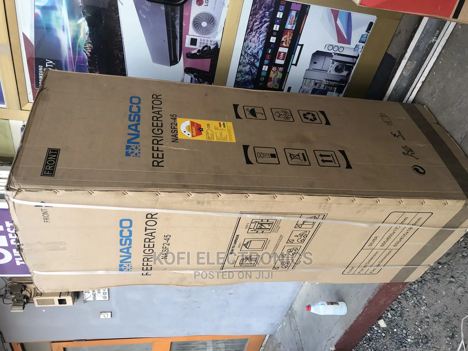 Household Nasco Double Door Fridge 320L Nasf2-45