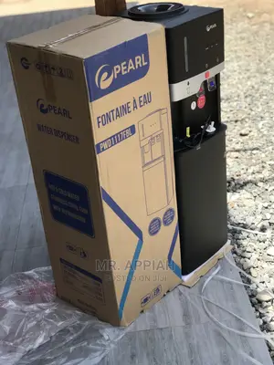 Hot and Cold Water Dispenser With Fridge, PWD-1117FBL.
