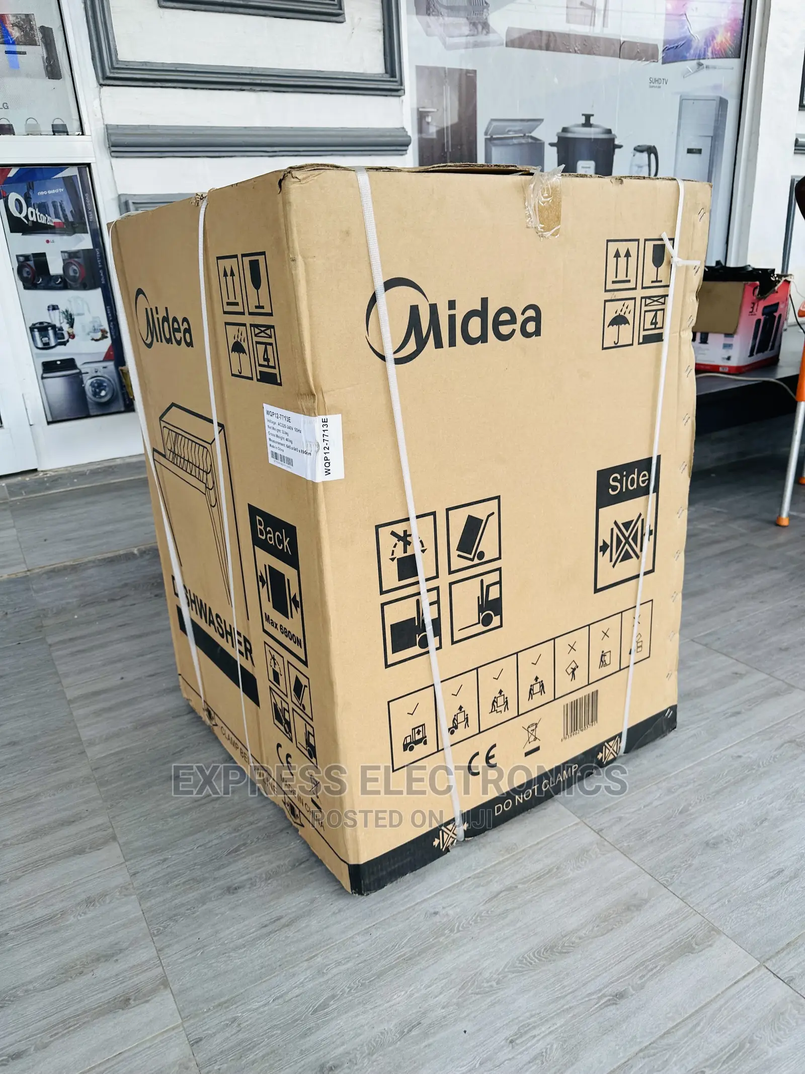 Call for Midea 12 Plates Built-in Dishwasher- WQP12-7713E