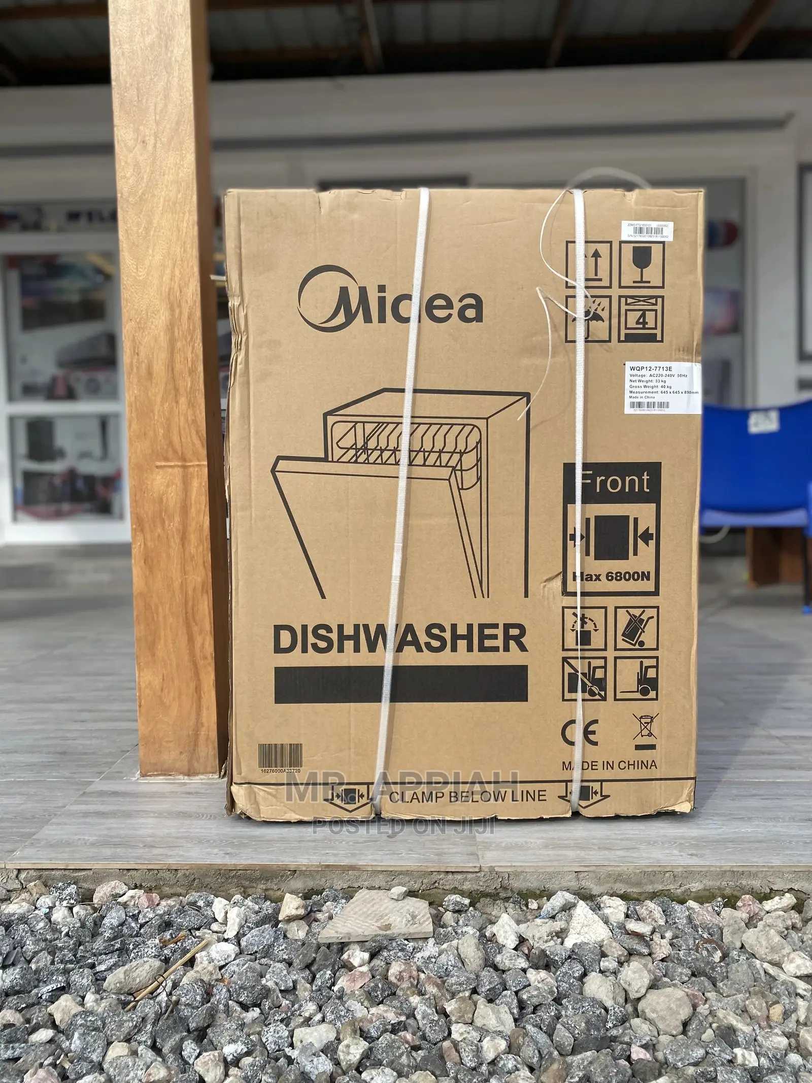 Original Midea Dishwasher WQP12-7713E