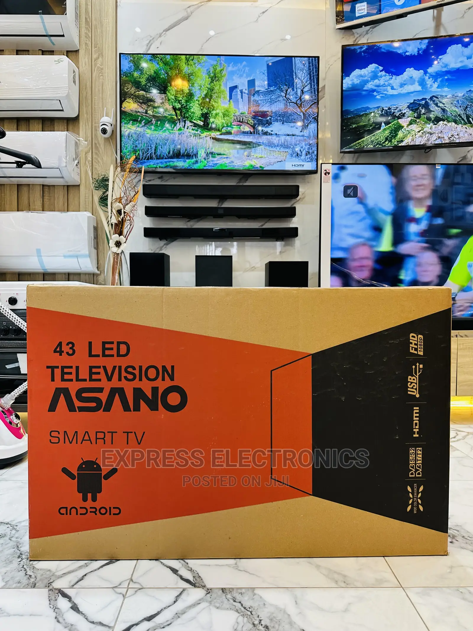 Quality and Affordable Prices Asano 43”FHD Android Smart Tv