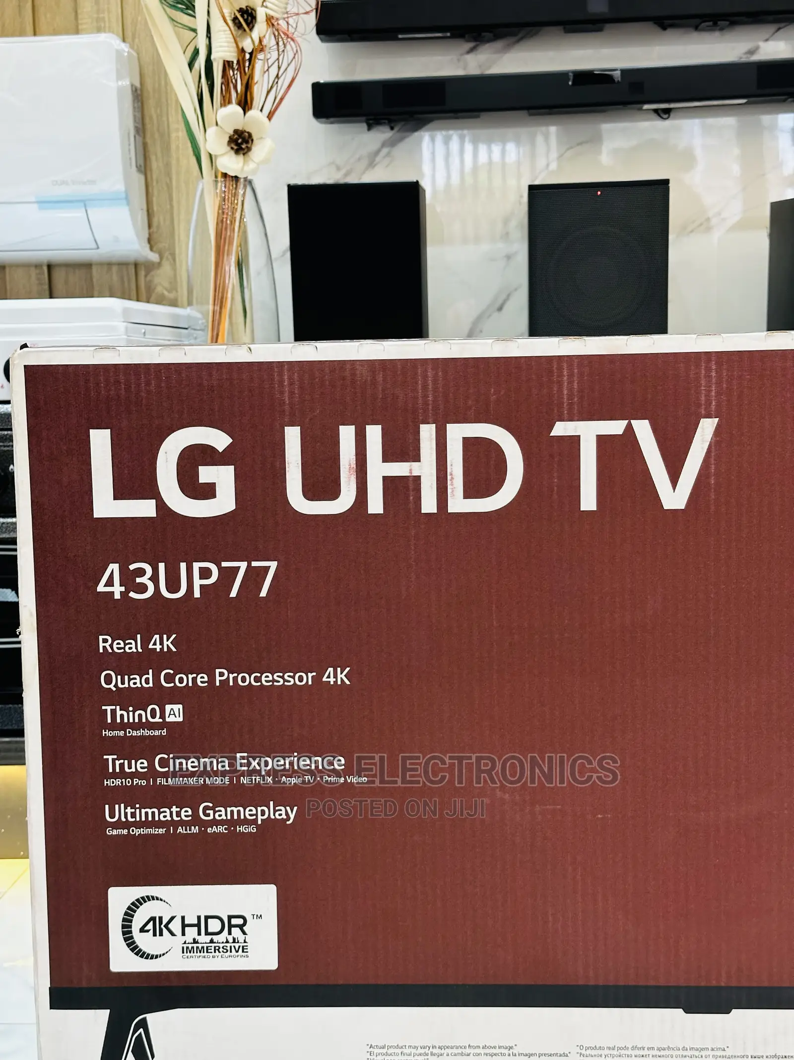Best Choice UHD Smart LG Up77 Series 43” Tv