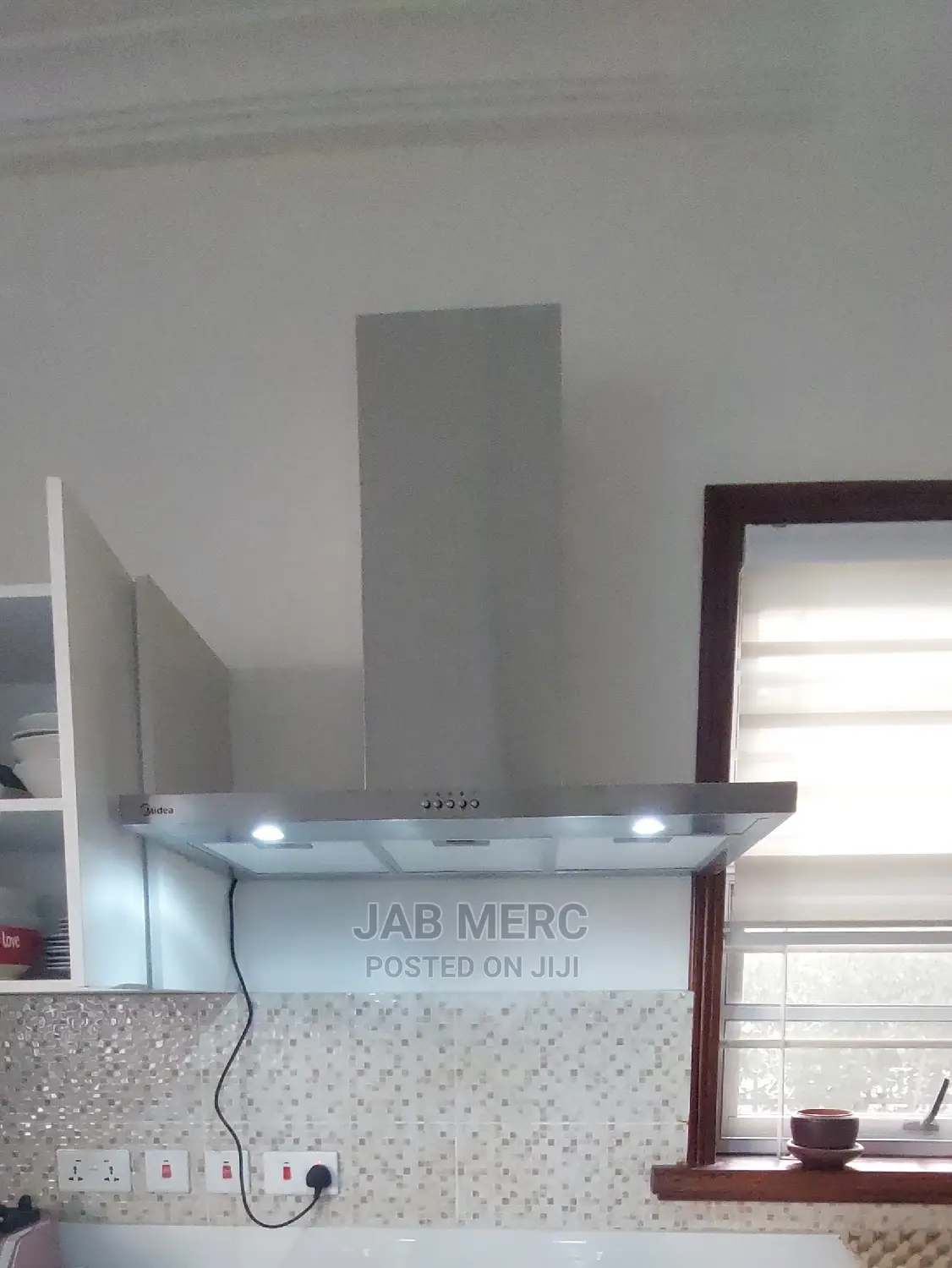 Midea 90cm Hood Extractor T Shape Stainless Steel New