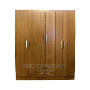 Wardrobe With 6 Doors and 2 Hanging Rod