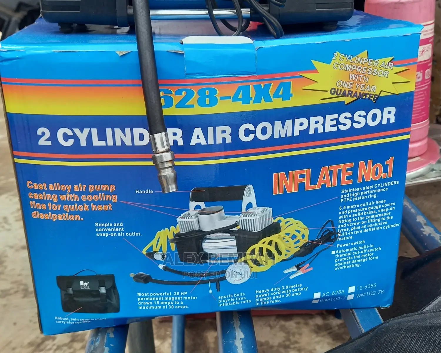2 Cylinder Car Air Compressor