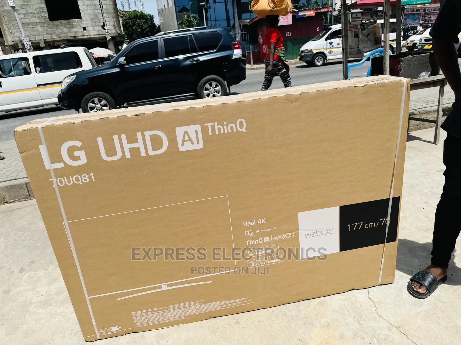 True Cinema  Display UHD Smart LG 75”Uq81 Tv