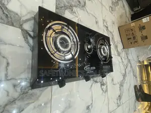 Affordable Delron 3 Burner Glass Top Automatic Stove