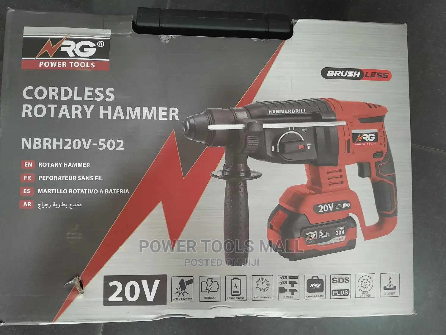NRG 20V Cordless Hammer Drill