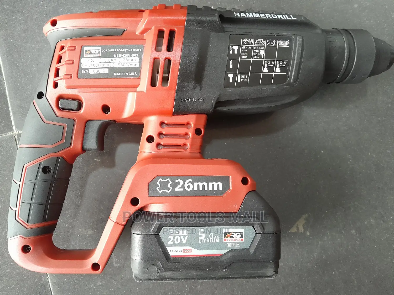 NRG 20V Cordless Hammer Drill