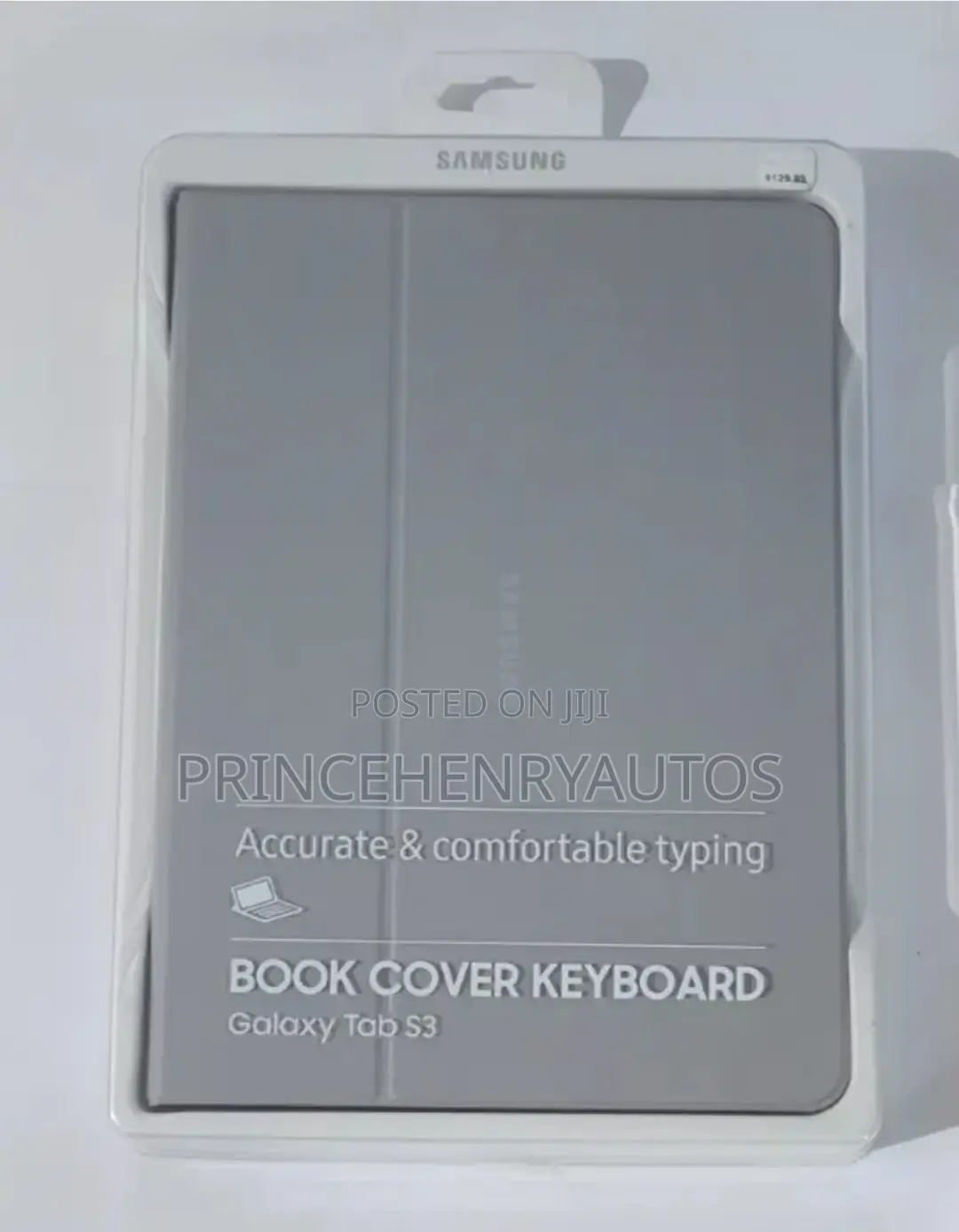 Samsung Galaxy Tab S3 Keyboard Cover, Grey (EJ-FT820USEGUJ)