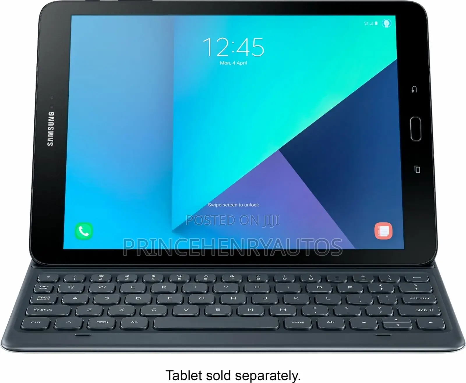 Samsung Galaxy Tab S3 Keyboard Cover, Grey (EJ-FT820USEGUJ)