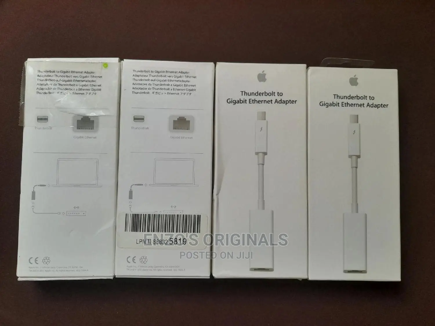 Apple Thunderbolt To Rj45 Lan Ethernet Internet Cable Oem