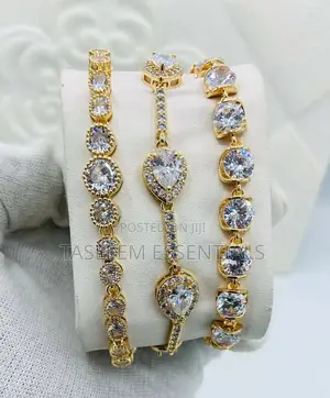 Gold, Silver and Diamond Bracelet