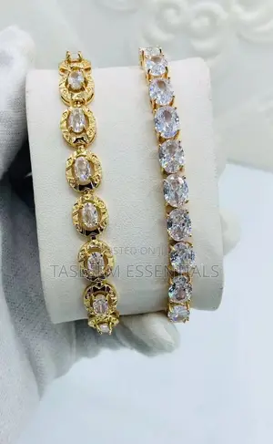 Gold, Silver and Diamond Bracelet
