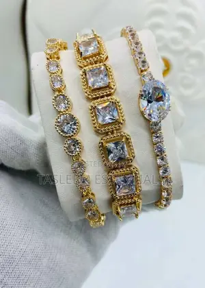 Gold, Silver and Diamond Bracelet