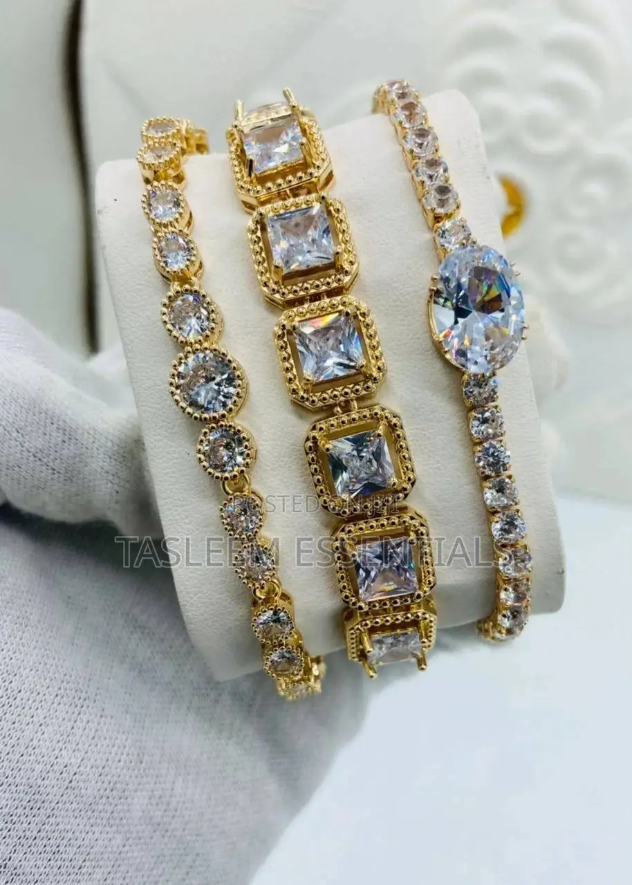 Gold, Silver and Diamond Bracelet