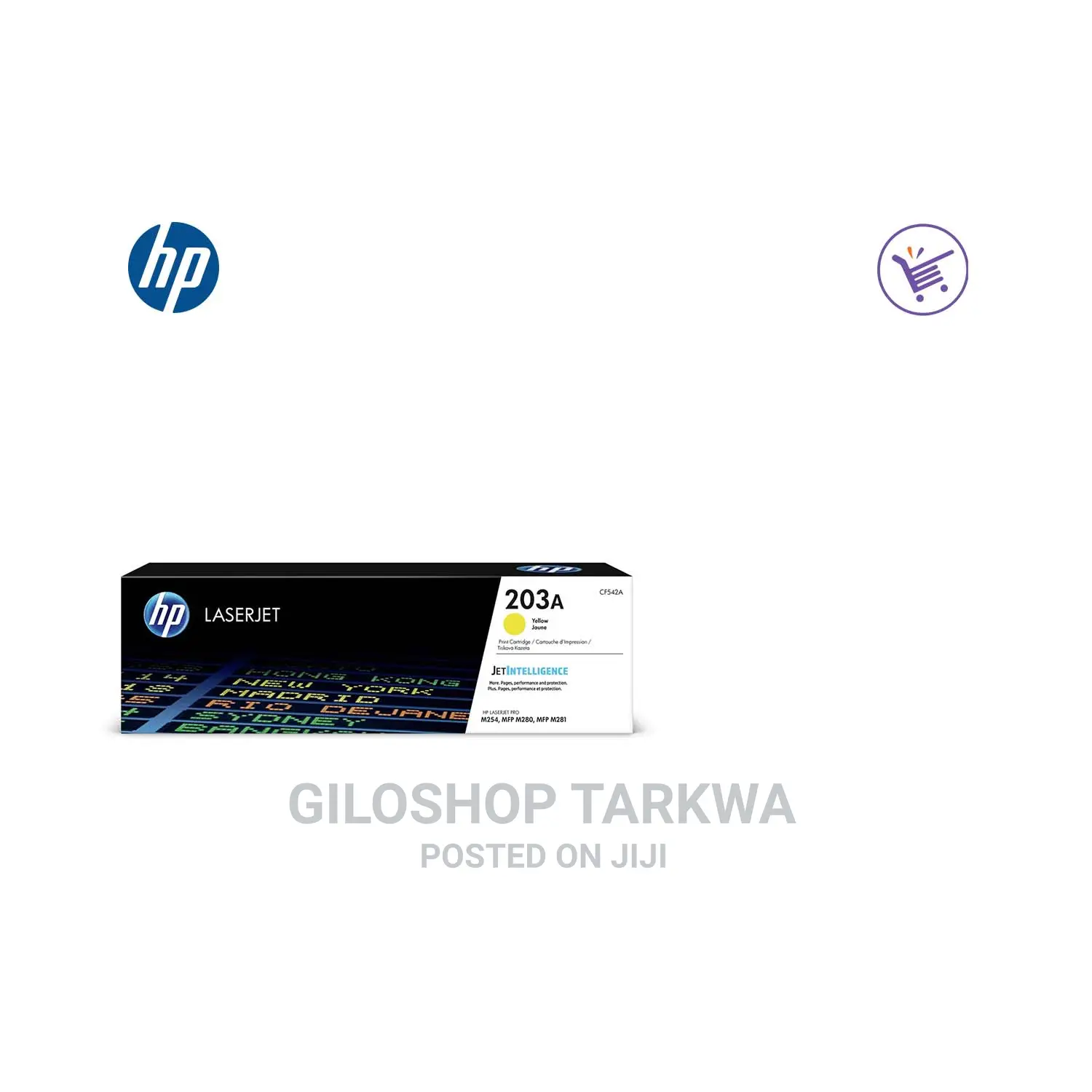 Hp Cf542a 203a Laserjet Toner Cartridge - Yellow