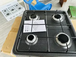 Affordable and Quality Gas Cooker 4burner Metallic Black