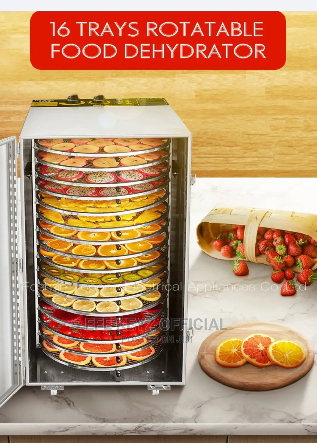 16 Tray Rotary Dehydrator