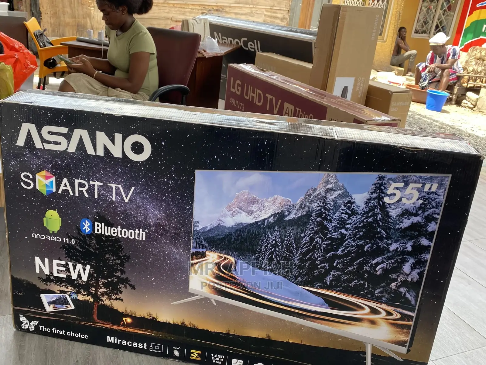 Most Affordable Asano 55” Smart Satellite Tv 