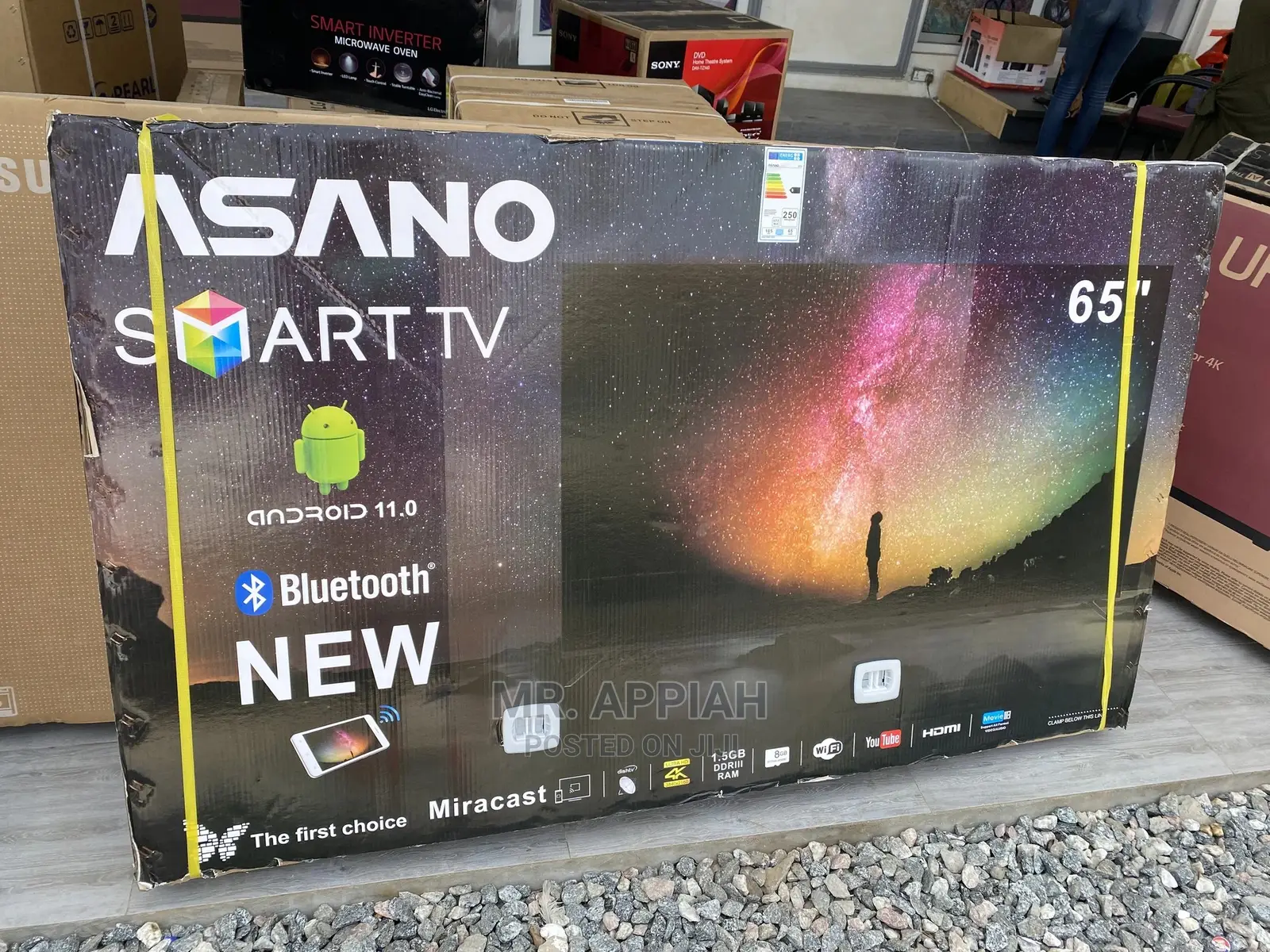 Enjoy Great Content With Asano 65” Smart Satelite Tv