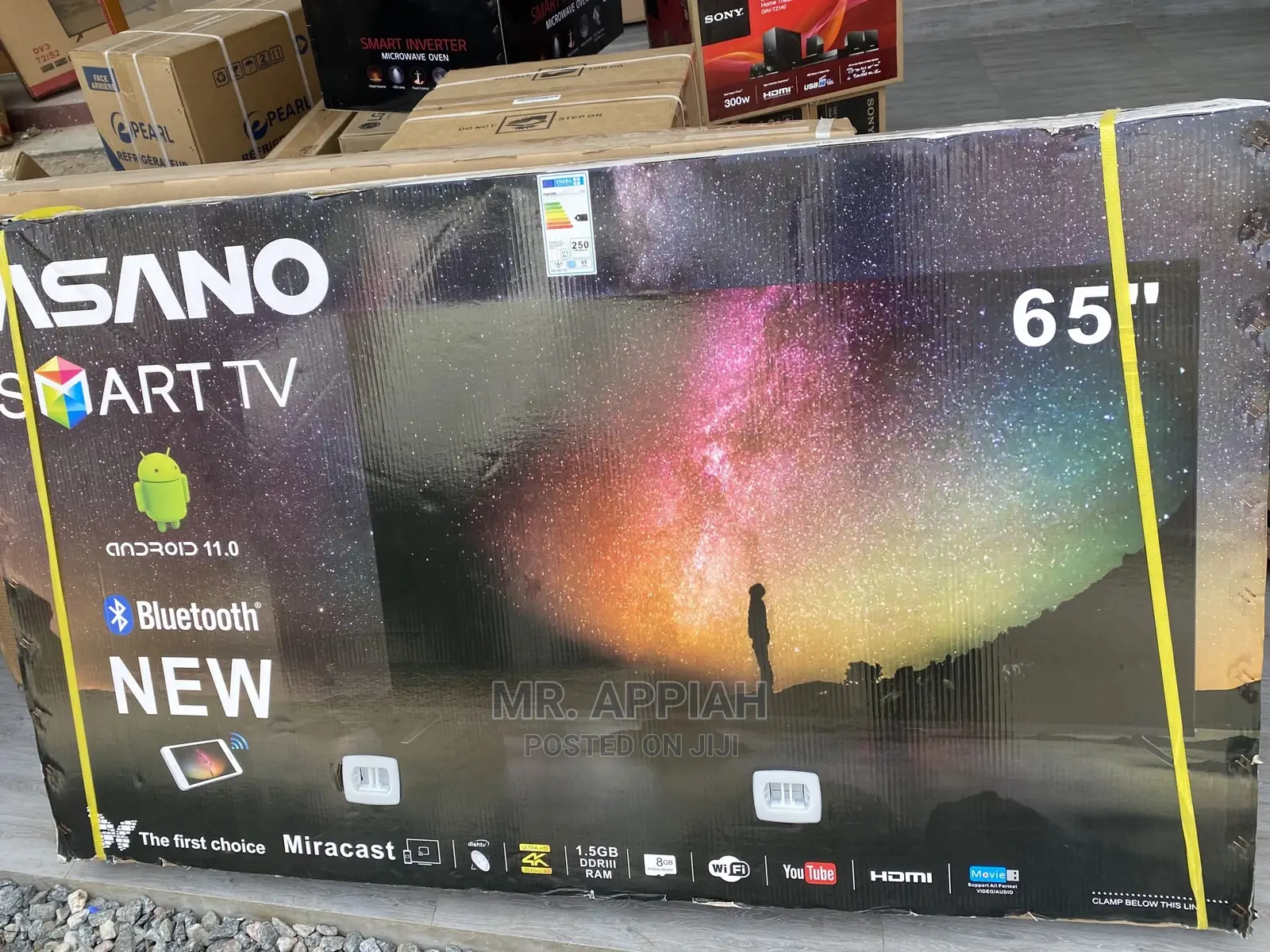 Enjoy Great Content With Asano 65” Smart Satelite Tv