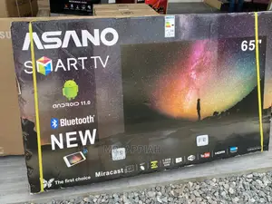 Asano 65” Tv With Smart Watch, Tvs, Audio and Video.