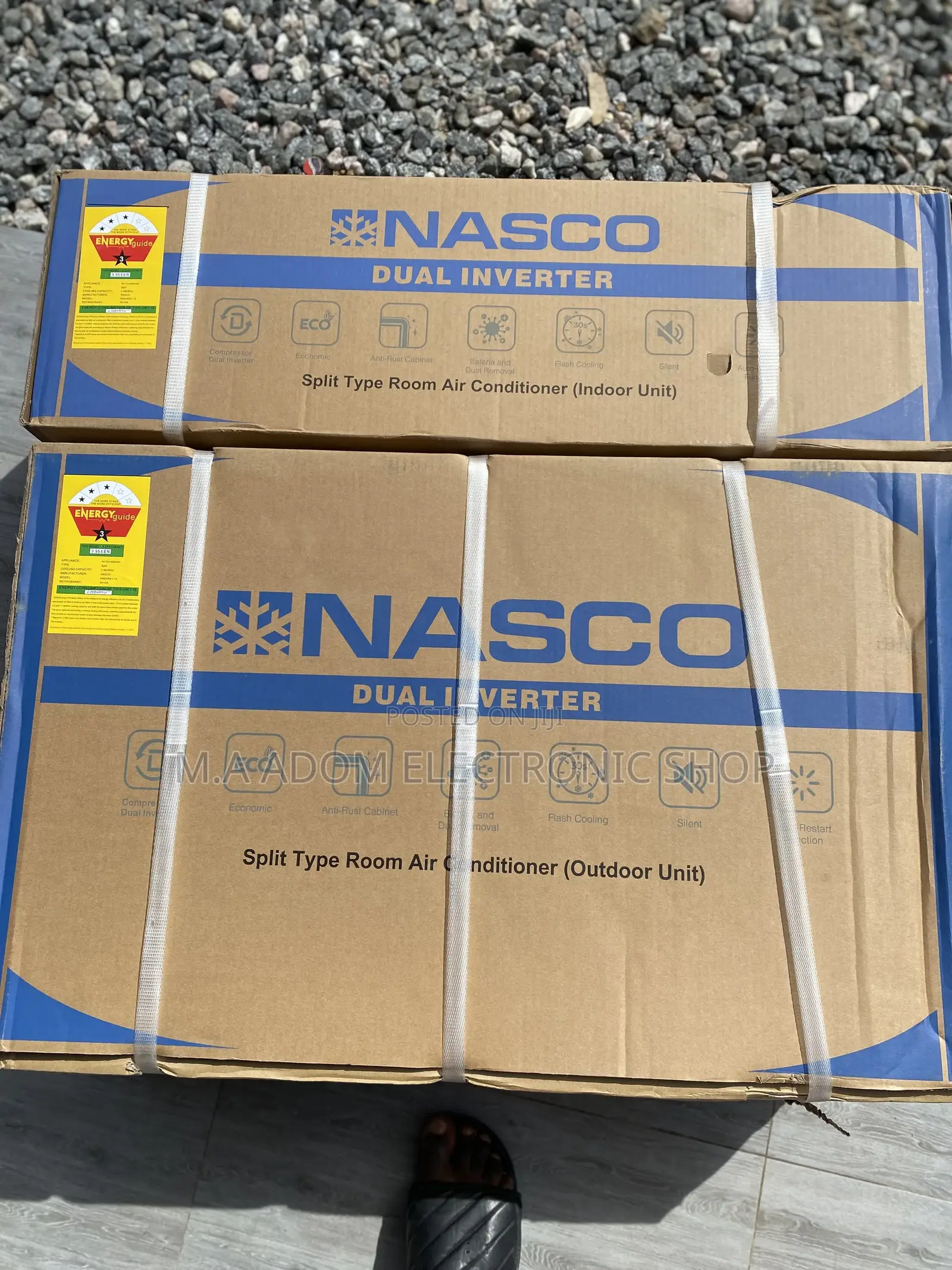 New Nasco 3 Stars Low Energy Nasco Dual Inverter AC R410