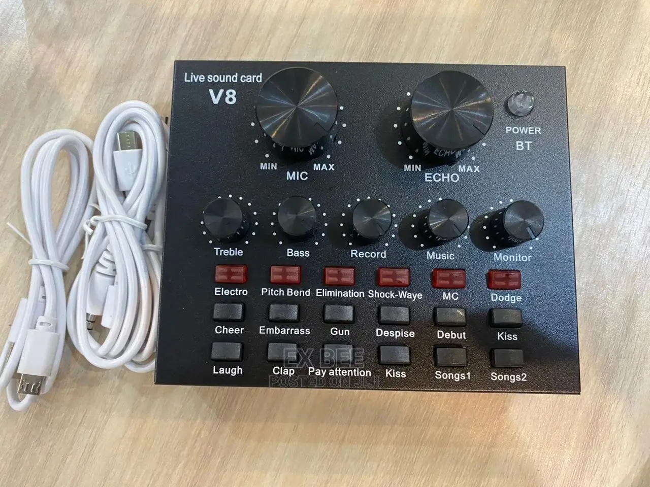 V8 Soundcard for Live Broadcast Recording