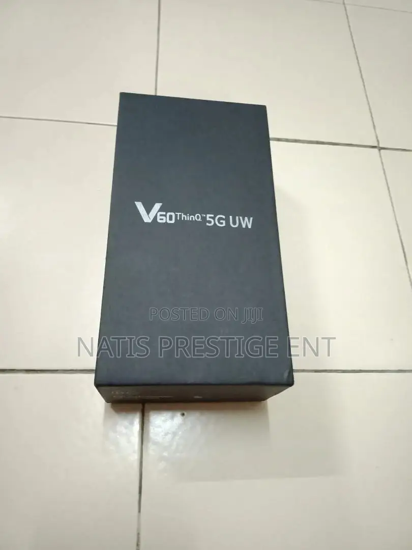 New LG V60 ThinQ 5G 128 GB Black