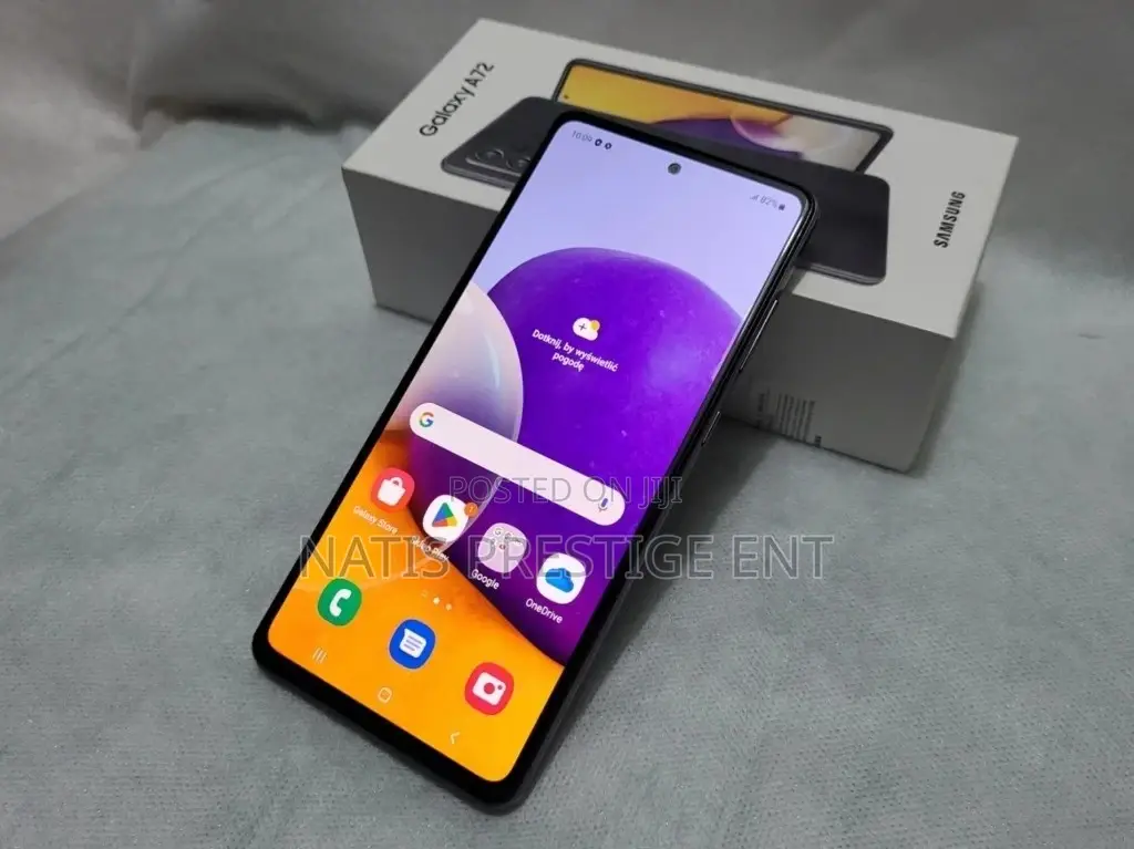 New Samsung Galaxy A72 5G 128 GB White