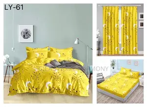 Duvet Cover With Curtains(7in1)