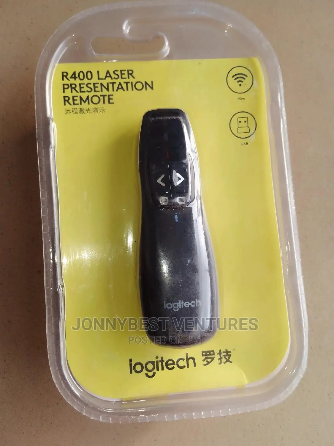 R400 Logitech Laser Presentation Pointer